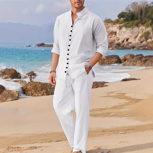 ✨🛍️ Frischer Drop - Zweiteiliges Freizeit-Set mit Shorts – Vielseitiger Tragekomfort & klare Silhouette