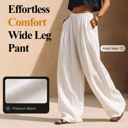 👖☀️ Sommerhose mit weitem Bein – stilvoll und bequem