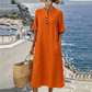 🔔 Letzte 100 Stück – solange der Vorrat reicht!👗Lässiges Sommerkleid mit Knöpfen für Damen