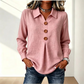 Bestseller🔥 👚 Elegantes Oberteil mit Schlagkragen und Knöpfen – zeitlos und stilvoll für Büro und Alltag