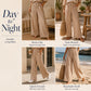 Derzeit im Trend⭐ 🎀 Elegantes, gestreiftes Ensemble aus weichem Stoff – perfekt für Reisen, Verabredungen und freie Tage