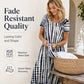 Aktueller Trend⭐💃 Fließendes Midi-Kleid im Tie-Dye-Look mit elegantem Fall – vielseitiger Stil für Urlaub und Stadtrundgänge