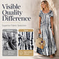 Aktueller Trend⭐💃 Fließendes Midi-Kleid im Tie-Dye-Look mit elegantem Fall – vielseitiger Stil für Urlaub und Stadtrundgänge