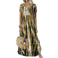 Aktueller Trend⭐💃 Fließendes Midi-Kleid im Tie-Dye-Look mit elegantem Fall – vielseitiger Stil für Urlaub und Stadtrundgänge