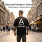 Herren-Kurzarm-T-Shirt mit Rückenaufdruck