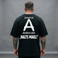 Herren-Kurzarm-T-Shirt mit Rückenaufdruck