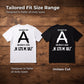 Herren-Kurzarm-T-Shirt mit Rückenaufdruck