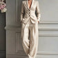 Aktueller Trend🍂✨ Lässiger Blazer-Anzug – weicher Fall und eleganter Look für legere Bürotage