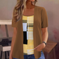 Aktuelle Trends👚Zweiteiliges Oberteil in Farbblock-Optik für Damen