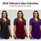 Top-bewertet ⭐Damen Spitzen-V-Ausschnitt Kurzarm-Top
