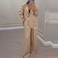 Neue Saison 🌿Elegantes Blazer- und Weite-Hosen-Set für Damen