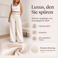 👖🎨 Bestseller – Damen-Hochbundhose mit Kontrastbesatz – bequem und stylisch