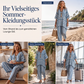 👚👖 Bestseller – gestreiftes Boho-Set mit Leinen-Mix – luftig und schlankmachend