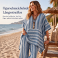 👚👖 Bestseller – gestreiftes Boho-Set mit Leinen-Mix – luftig und schlankmachend