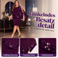 Damen Kleid mit unregelmäßigem Pailletten-Patchwork und Cold-Shoulder-Design