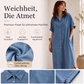 ✨🛍️Neu eingetroffen – Locker sitzendes Jeanskleid mit Knopfleiste – Zeitloser Kleiderschrank-Klassiker für das Wochenende oder auf Reisen 🍃   �
