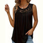 👚 Top-bewertet – luftiges Spitzen-Top mit Falten