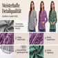 Damen-Bluse in Übergröße mit Paisleymuster
