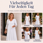 🔥 Top-bewertet – V-Ausschnitt-Midikleid – vielseitig und elegant ✨