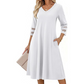 🔥 Top-bewertet – V-Ausschnitt-Midikleid – vielseitig und elegant ✨