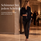 ⭐ Bestseller – Pailletten-Pullover mit elegantem Kragen – weich und wärmend 🧣