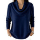 ⭐ Bestseller – Pailletten-Pullover mit elegantem Kragen – weich und wärmend 🧣