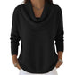 ⭐ Bestseller – Pailletten-Pullover mit elegantem Kragen – weich und wärmend 🧣