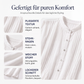 Aktueller Trend👚 Klassisches Hemd mit Kragen und feinen Falten
