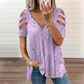 Bestseller💕 Cold-Shoulder-T-Shirt – Trendige Cut-Outs und einfache Kombinierbarkeit für jedes Outfit