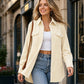 Legere Hemdjacke mit Knopfleiste für Damen