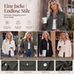 Legere Hemdjacke mit Knopfleiste für Damen