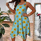 ✨🛍️Neu eingetroffen – Ärmelloses Maxikleid mit Gänseblümchen-Print – Atmungsaktiver Komfort & ungezwungene Urlaubsstimmung