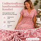 ✨ Neuheiten – Elegantes V-Ausschnitt-Kleid mit Blumenprint – leicht und feminin 🌸