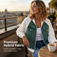 🧥🔥 Bestseller – Kontrast-Denimjacke – perfekt für Alltag
