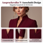 Neue Kollektion🔥Elegantes figurbetontes Kleid mit Stehkragen und V-Ausschnitt