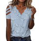 💕 V-Ausschnitt-Shirt mit Herzen – Leichte Baumwollqualität, zarte Muschelkante & femininer Schnitt – Ideal für Alltag, Freizeit & kleine Ausflüge