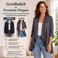 Must-have🌸Damen-Cardigan mit 3/4-Ärmeln und offenem Vorderteil