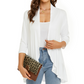 Must-have🌸Damen-Cardigan mit 3/4-Ärmeln und offenem Vorderteil
