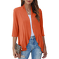 Must-have🌸Damen-Cardigan mit 3/4-Ärmeln und offenem Vorderteil