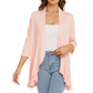 Must-have🌸Damen-Cardigan mit 3/4-Ärmeln und offenem Vorderteil