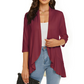 Must-have🌸Damen-Cardigan mit 3/4-Ärmeln und offenem Vorderteil