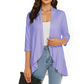 Must-have🌸Damen-Cardigan mit 3/4-Ärmeln und offenem Vorderteil