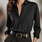 🌸 Satin-Bluse mit langen Ärmeln – Leichter Stoff, femininer Schnitt & edle Optik – Ideal für warme Tage & stilvolle Abende