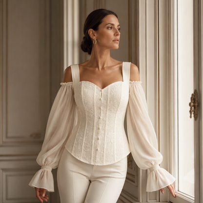 🔥 Jetzt im Trend – Cold-Shoulder-Top mit Blumenmuster – leicht und feminin ✨