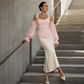 🔥 Jetzt im Trend – Cold-Shoulder-Top mit Blumenmuster – leicht und feminin ✨
