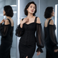 🔥 Jetzt im Trend – Cold-Shoulder-Top mit Blumenmuster – leicht und feminin ✨