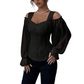 🔥 Jetzt im Trend – Cold-Shoulder-Top mit Blumenmuster – leicht und feminin ✨