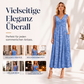 🌸👗Neuheiten – Ärmelloses Midikleid mit V-Ausschnitt – Atmungsaktiver Tragekomfort und schmeichelhafte Silhouette für alle Figurtypen