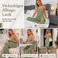 🌙 Jetzt im Trend – Camisole-Pyjama-Set mit Rippstruktur – lässig und elegant 💫