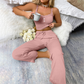 🌙 Jetzt im Trend – Camisole-Pyjama-Set mit Rippstruktur – lässig und elegant 💫